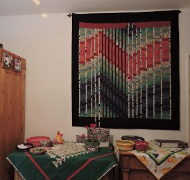 Birkenwald  ein Wandbehang mit den  Maßen:158x144cm Preis: € 240.- 