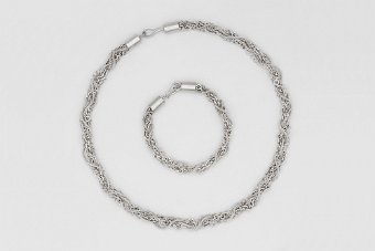 Kette + Armband „VerstricktVerknotetVerflochten“ ab 190 €