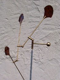 Windobjekt, Kupfer, Messing, VA-Kugellager