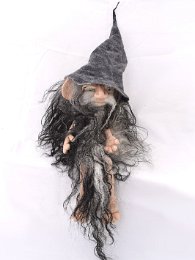 Handpuppe Troll - Islandwolle