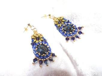 Orientalische Ohrstecker vergoldet / 925er / 39 €
